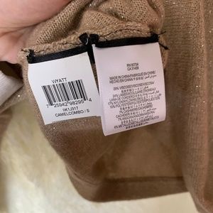 BCBGMaxAzria Sweaters - BCBGMaxAzria Tan V-Neck Sweater Women’s Small BCBGMaxAzria Sweaters - BCBGMaxAzria Tan V-Neck Sweater Women’s Small